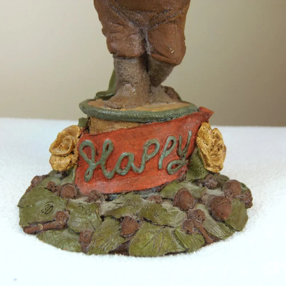 Vintage 1984‎ Tom Clark Gnome Happy Figurine Present Whimsy Fairy Fantasy World
